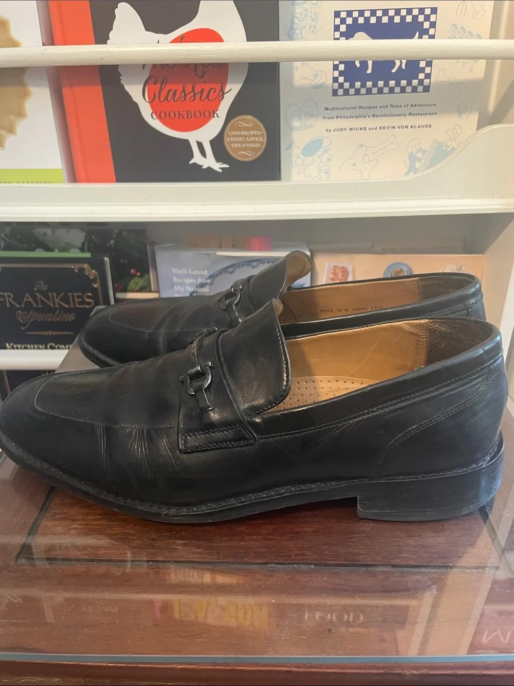 Cole Haan Men's Black Leather Slip-On Dress Loafers